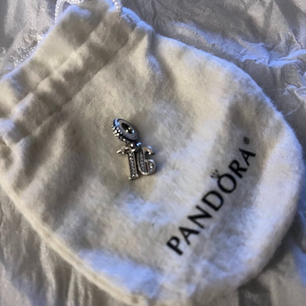 Pandora “16” Charm